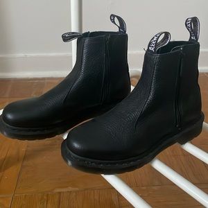 Dr. Martens black double zip boot